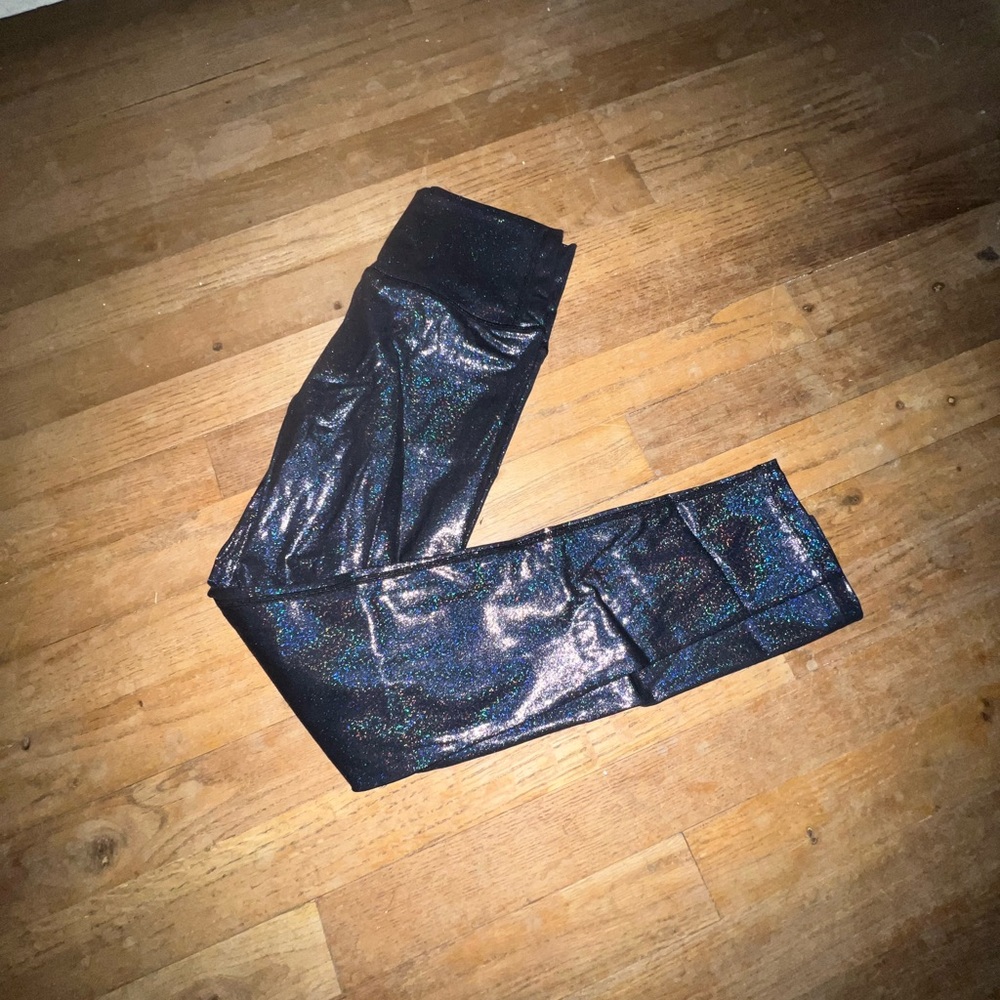 New- flex it Pink disco leggings